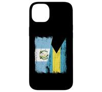 Guatemala Bahamas Half Flag Guatemalan Bahamian Jersey Case for iPhone 14 Plus
