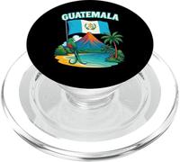 Guatemala Chapin Atitlan Tikal Volcan Quetzal Maya Retro 502 PopSockets PopGrip for MagSafe
