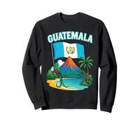 Guatemala Chapin Atitlan Tikal Volcan Quetzal Maya Retro 502 Sweatshirt