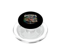 Guatemala Chapin Quetzal Antigua Chicken Bus Maya 502 Tikal PopSockets PopGrip for MagSafe