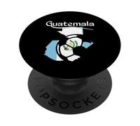 Guatemala Chapin Soccer Map Guate Flag Futbol Deportes 502 PopSockets Adhesive PopGrip