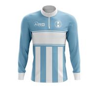 Guatemala Concept Football Half Zip Midlayer Top in White | Size: Small Guatemala White S