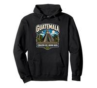Guatemala Corazón Del Mundo Maya Tikal Temple of the Jaguar Pullover Hoodie