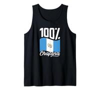 Guatemala Flag Guatemalan Pride 100% Chapina Tank Top