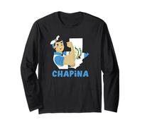 Guatemala Flag Guatemalan Pride Chapina Long Sleeve T-Shirt
