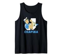 Guatemala Flag Guatemalan Pride Chapina Tank Top