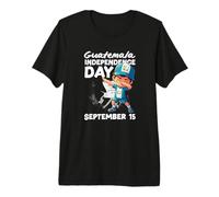 Guatemala Flag Guatemalan Pride Guatemala Independence Day Premium T-Shirt