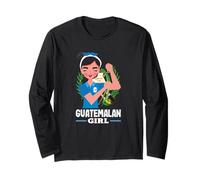 Guatemala Flag Guatemalan Pride Guatemalan Girl Long Sleeve T-Shirt