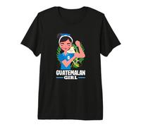 Guatemala Flag Guatemalan Pride Guatemalan Girl Premium T-Shirt
