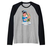 Guatemala Flag Guatemalan Pride Guatemalan Girl Raglan Baseball Tee