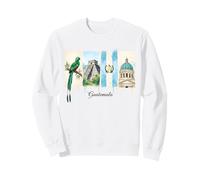 Guatemala National Heritage And Symbols Watercolor Sweatshirt