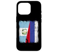 Guatemala Russia Half Flag Guatemalan Russian Jersey Case for iPhone 16 Pro
