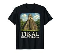Guatemala Tikal Chapin Atitlan Maya Retro Guate Quetzal 502 T-Shirt