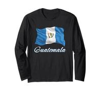 Guatemalan Flag Patriotic Men Women Kids Guatemala Long Sleeve T-Shirt