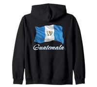 Guatemalan Flag Patriotic Men Women Kids Guatemala Zip Hoodie