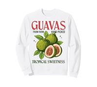 Guava Fruit Graphic gift Summer Vibes Vintage Fruit Guava Sweatshirt