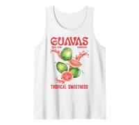 Guava Fruit Graphic Gift Summer Vibes Vintage Fruit Guava Tank Top