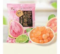 Guava Lime Candy,Green Tea Plum Sugar, Wedding Sweets, Dessert,Confectionery,Fruit & Chewy, Fruit Juice Hard Candy,Delicious Chinese Snack Gift (Guava iced lemon flavor,145g(45pcs))