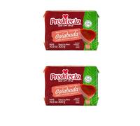 Guava Paste Block from Brazil easy pack/Brazilian Sweet from Guava Fruit jelly/Goiabada Cascão Embalagem Pratica - Predilecta 300g (Pack of 2)