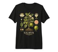Guava Psidium guajava Plant Anatomy Study Premium T-Shirt