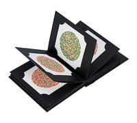 GUAVFH Color Vision Test Book, Color Blind Test Chart, Hidden Numbers and Category Design, 38 Plate, Distinguish Between Colorblind Patients, for Vision Care Center Hospital