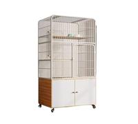 GUAWJRZDP Cat Enclosures, Cat Cage Indoor, Large Cat Playpen, Wooden Platform, with Storage, Cat Playpen Detachable, Cat House, 31.5x23.6x61in(White)