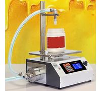 GUAWJRZDP Liquid Filling Machine, Bottle Filling Machine, High-viscosity liquid filling, high precision, automatic quantitative, anti-dripping design, suitable for honey, sauce, emulsion, oil (Size :