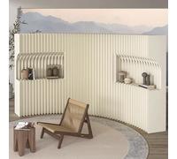 GUAWJRZDP Paper Partition, Paper Retractable Room Divider, Folding Retractable Room Divider, Portable Rooms Dividers Papers, Home Modern Divided Space for Office(400x150cm/157.4x59in)