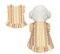 Guayabera Stitch L Pet Apparel for Small Dogs-Cute Summer Outfit for Puppy, Soft Breathable Pet Clothes for Cat