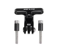 Gub Bike Camera Mount,Aluminium Bicycle Stem Front Camera Holder Mount Universal for GoPro Garmin Xiaomi SJCAM Action Camera (BLACK09)