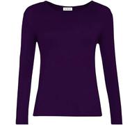 GUBA® Girls T Shirt Long Sleeve Top Kids Plain Basic Uniform T-Shirt Crew Neck Tee Size 2-13 Years