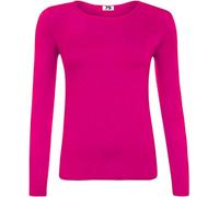 GUBA® Girls T Shirt Long Sleeve Top Kids Plain Basic Uniform T-Shirt Crew Neck Tee Size 2-13 Years