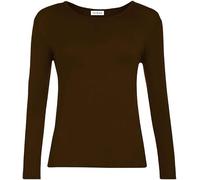 GUBA® Girls T Shirt Long Sleeve Top Kids Plain Basic Uniform T-Shirt Crew Neck Tee Size 2-13 Years