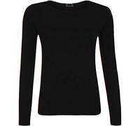 GUBA® Girls T Shirt Long Sleeve Top Kids Plain Basic Uniform T-Shirt Crew Neck Tee Size 2-13 Years