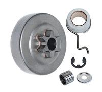 Gubeter Clutch Drum Kit with Pinion 3/8" - 6T for Stihl MS171 MS181 MS211 Chainsaws with Needle Bearing Clip Worm Gear