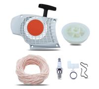 Gubeter MS201 Recoil Starter Assembly Kit for Stihl MS201 MS201T MS201TC Chainsaws Recoil Starter Replace 1145 080 2100 with Pull Cord Recoil Pulley Spare Set