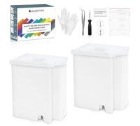 Gubffon Waste Ink Pad Replacement 2 Packs for Eco tank printer ET-2800 ET-2803 ET-2400 ET-4800 ET-4700 ET-2720 ET-2820 ET-2710 ET-2850 ET-2712/14/15 L3110 printer replacement, Contact get 2 Reset Keys