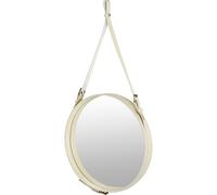 GUBI - Adnet Wall Mirror Circular 58 cm, Cream - Cream
