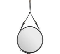 GUBI - Adnet Wall Mirror Circular 45 cm, Black - Black