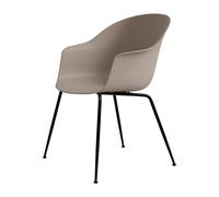 GUBI Bat chair plastic black leg new beige