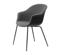 GUBI - Bat Dining Chair Upholstered Front / Conical Base, Hallingdal 65 173 - Hallingdal 65 173