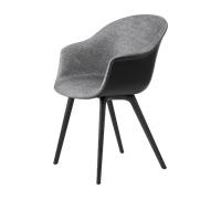 GUBI Bat Dining Chair Plastic Leg Front Upholstered In Plain 0023