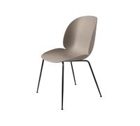 Beetle Chair Dining Chair Unupholstered New Beige Conic Base Black Gubi - 5710902739360