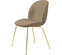 GUBI - Beetle Dining Chair, Brass, PG2, Li.Bouclé 003 - Camel Brown