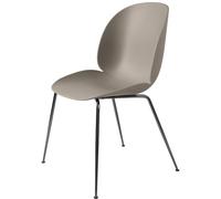 GUBI Beetle Dining Chair Conic Base Black Chrome/ New Beige