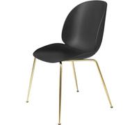 GUBI Beetle Dining Chair Conic Base Brass Semi Matt/ Black