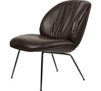 Gubi Beetle Soft Armchair Black/Smooth Leather