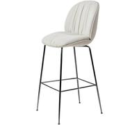 Gubi Beetle Soft Bar Stool H77 Black Chrome/Reales 001