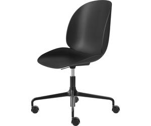 GUBI - Beetle Swivel Chair Polypropylene, Black - Black