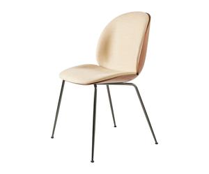 GUBI Beetle upholstered chair walnut Black-chrome-flair 134